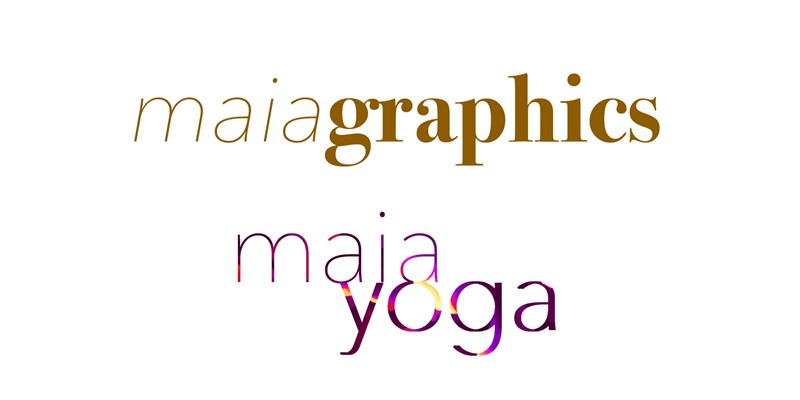 Logo maiagraphics & maiayoga
