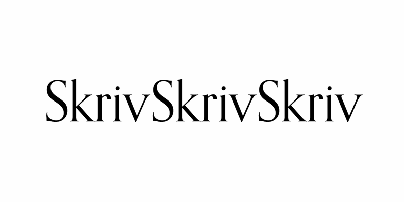 Logo skrivskrivskriv.dk